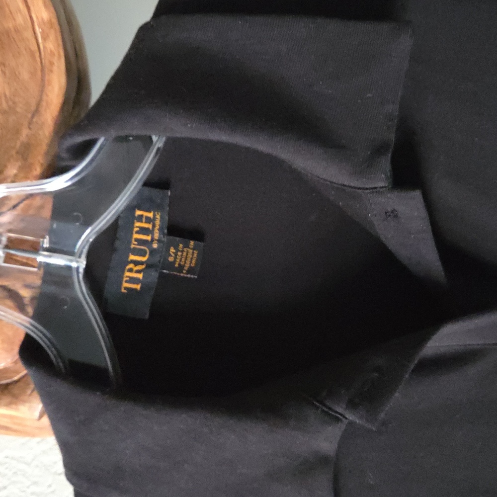 Truth Black Button Down Top - image 2